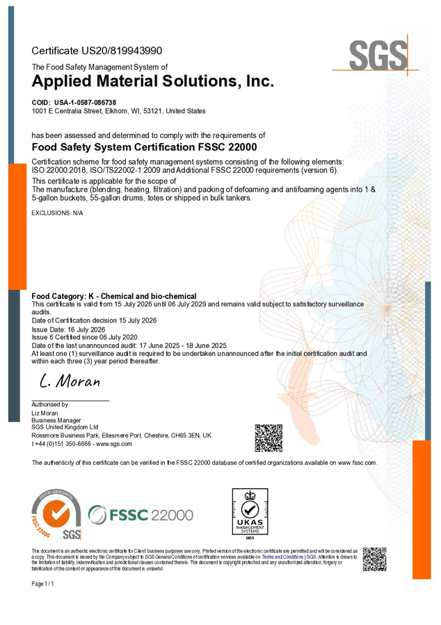 ISO FSSC 22000